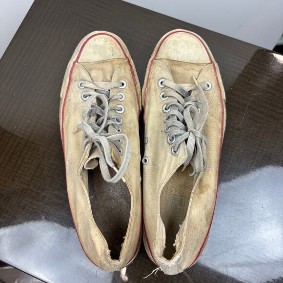 Vintage 80s Converse Low Sneakers Shoes Men\'s 11 Distressed main image 3
